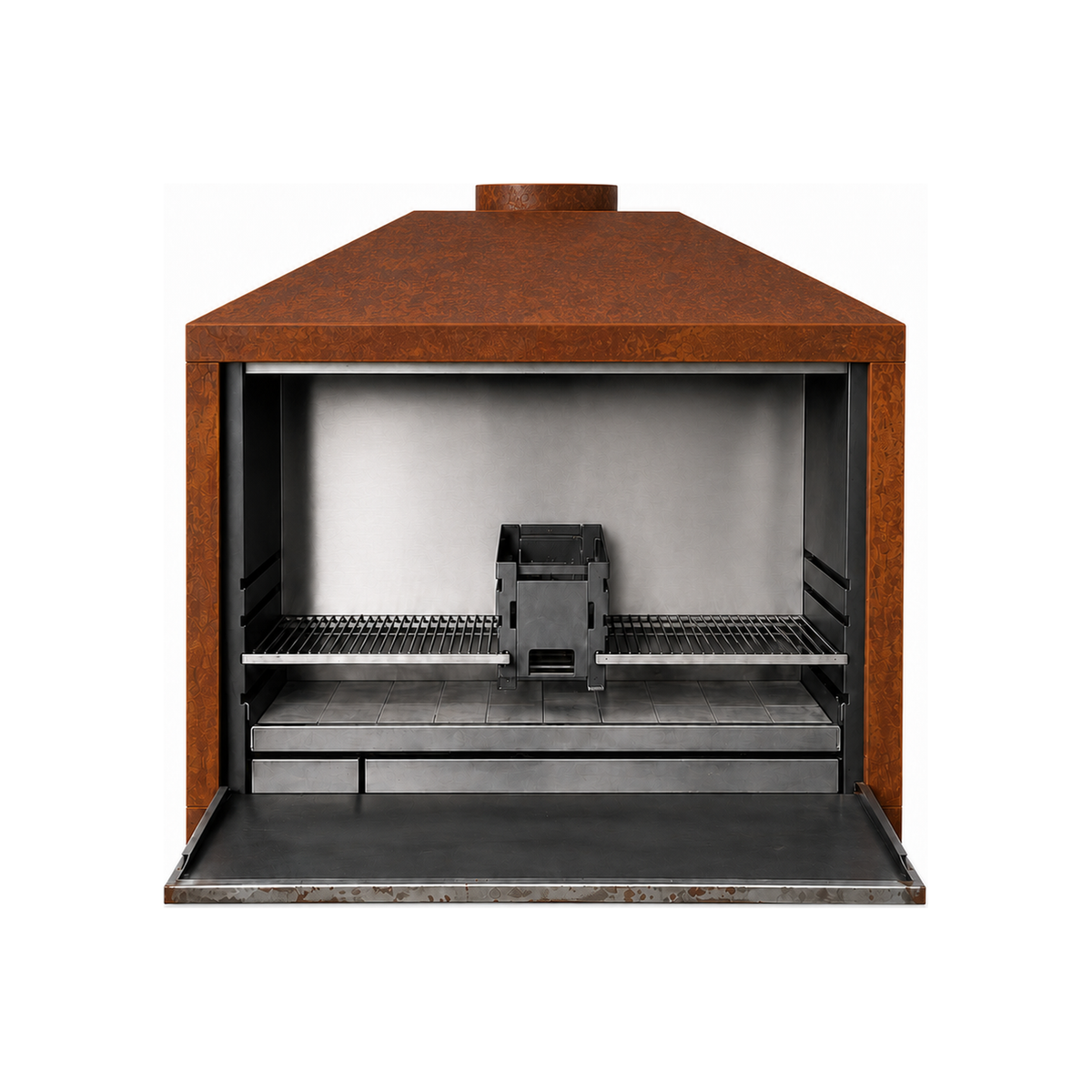 Smoak Braai BI1200C Corten built-in (aired)