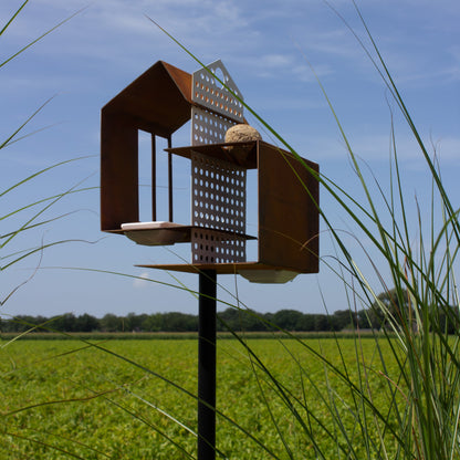 Mangeoire hotel oiseaux sur tige - Tweet House