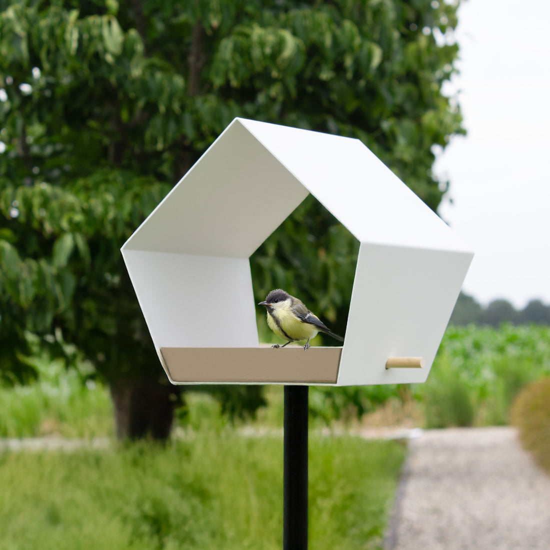 Mangeoire à oiseaux en métal sur pique - Big Diamond