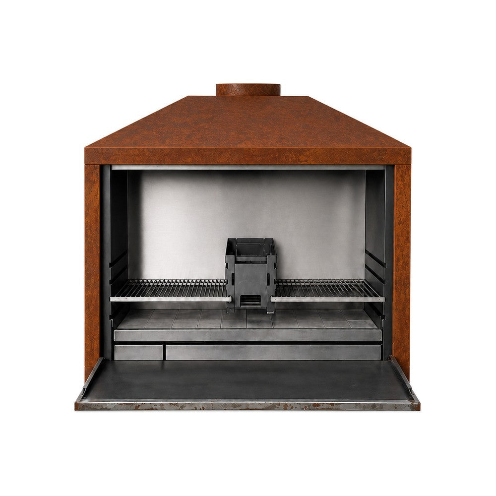 Smoak Braai BI1200C CORTEN wood-fired barbecue